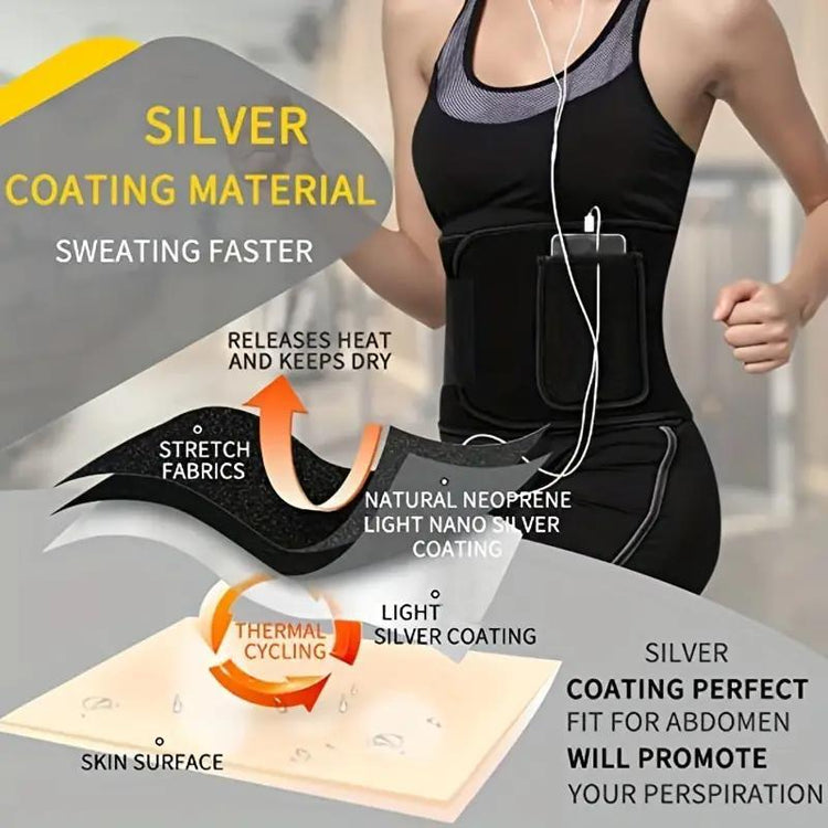 Sports Waist Blet, 1 Count Breathable Waist Support, Waist Support for Running, Fitness, Walking, Cycling, Running, Gym Accessories