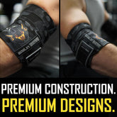 Goblin Gear 42" Super Heavy Duty Competition Grade Weightlifting/Powerlifting Elbow Wraps - 