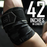 Goblin Gear 42" Super Heavy Duty Competition Grade Weightlifting/Powerlifting Elbow Wraps - 