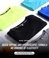 2024 Polyester Gym Shirt Sport T Shirt Men Short Sleeve Running Shirt Men Workout Training Tees Fitness Top Sport T-Shirt