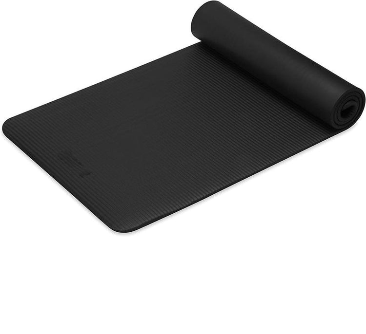 Thick Yoga Mat with Easy-Cinch Yoga Mat Carrier Strap - Fitness & Exercise Mat, 72"L X 24"W X 2/5 Inch Thick - Perfect Gift