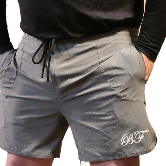 Blitz Fitness Apparel - These Shorts Are Comfortable, Stretchy, Great for Sports, Working Out at the Gym, Running, or Just Lounging around the House. They Have 2 Front Pockets an Elastic Waist Band with a Drawstring Keep Them Snug. 5-Inch Inseam Outfits