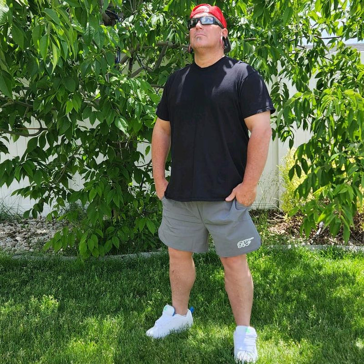 Blitz Fitness Apparel - These Shorts Are Comfortable, Stretchy, Great for Sports, Working Out at the Gym, Running, or Just Lounging around the House. They Have 2 Front Pockets an Elastic Waist Band with a Drawstring Keep Them Snug. 5-Inch Inseam Outfits