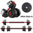 5-44Bls Adjustable Dumbbell Set for Home Gym Fitness Weight Plates, 3-In-1 Ergonomic Modes, Heavy Duty Cast for Strength Training Barbell Weight Set