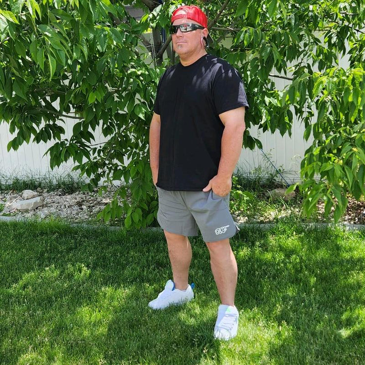 Blitz Fitness Apparel - These Shorts Are Comfortable, Stretchy, Great for Sports, Working Out at the Gym, Running, or Just Lounging around the House. They Have 2 Front Pockets an Elastic Waist Band with a Drawstring Keep Them Snug. 5-Inch Inseam Outfits
