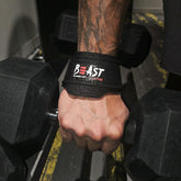 Weightlifting Straps for Gym and Fitness Equipment - Set of 2 Red Universal Sports Wristbands